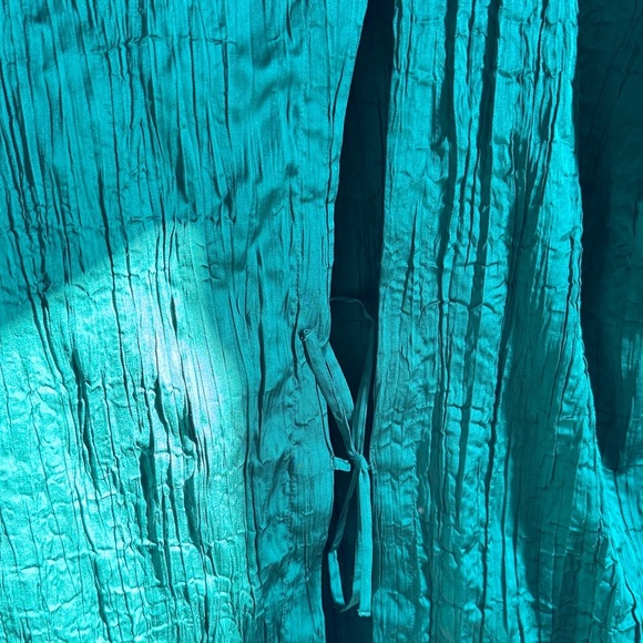 & Other Stories Green Long Sleeve Top with Open Back in sz. 4 - Picture 7 of 12